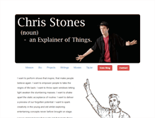 Tablet Screenshot of chrisstones.com